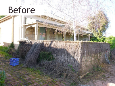 brush fencing Adelaide