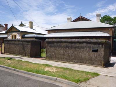 Adelaide brush fence installation